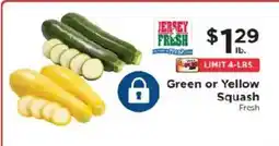 ShopRite Jersey Fresh Green or Yellow Squash offer