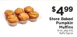 ShopRite Store Baked Pumpkin Muffins offer