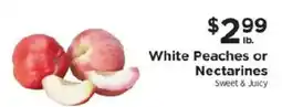 ShopRite White Peaches or Nectarines offer