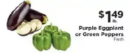 ShopRite Purple Eggplant or Green Peppers offer