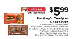 ShopRite Hershey's Candy or Chocolates offer