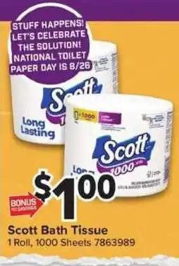 Giant Food Scott Bath Tissue offer