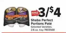 Giant Food Sheba Perfect Portions Pate offer