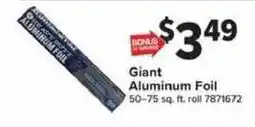 Giant Food Giant Aluminum Foil offer