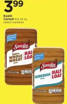 Sara Lee 100% Whole Wheat Half Loaf Bread