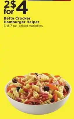 Cub Foods Betty Crocker Hamburger Helper offer