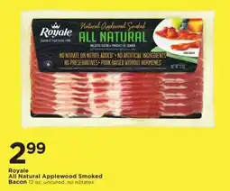 Cub Foods Royale all natural applewood smoked bacon offer