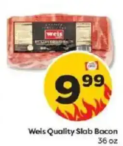 Weis Markets Weis Quality Slab Bacon offer