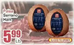 Key Food Paisa Serrano Ham offer