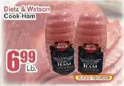 Key Food Dietz & Watson cook ham offer