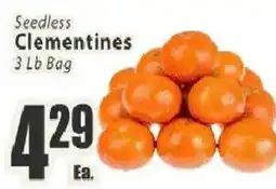 Key Food Seedless clementines offer