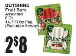 Key Food Outshine fruit bars assorted offer