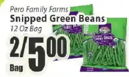 Key Food Pero Family Farms Snipped Green Beans offer