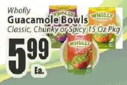 Key Food Wholly Guacamole Bowls offer