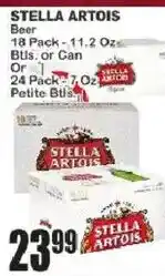 Key Food Stella Artois beer offer