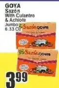 Key Food Goya sazon with culantro & achiote offer