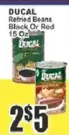Key Food Ducal refried beans black or red offer
