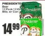 Key Food Presidente Beer offer