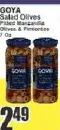 Key Food Goya salad olives offer