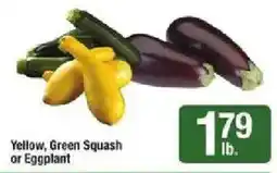 Star Market Yellow, Green Squash or Eggplant offer