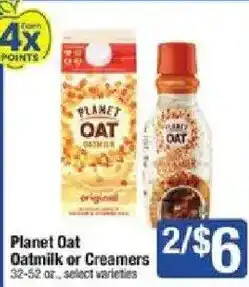 Star Market Planet Oat Oatmilk or Creamers offer