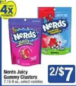 Star Market Nerds Juicy Gummy Clusters offer