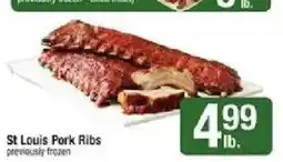 Star Market St Louis Pork Ribs offer