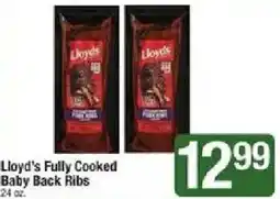 Star Market Lloyd's Fully Cooked Baby Back Ribs offer