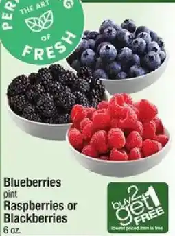 Star Market Blueberries Raspberries or Blackberries offer