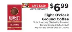 ShopRite Eight O'clock Ground Coffee offer