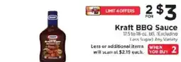 ShopRite Kraft BBQ Sauce offer