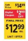 ShopRite Digital Coupon offer