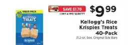 ShopRite Kellogg's Rice Krispies Treats offer