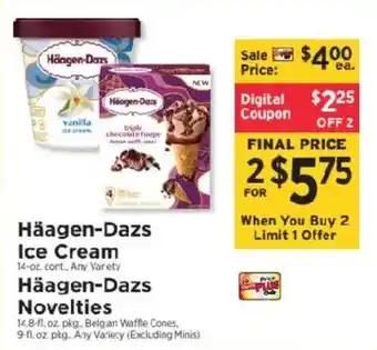 ShopRite Haagen-Dazs ice cream offer