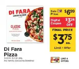 ShopRite Di Fara Pizza offer