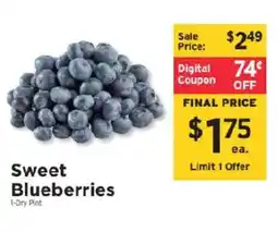 ShopRite Sweet Blueberries offer