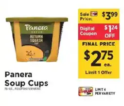 ShopRite Panera soup cups offer