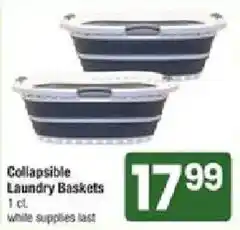 Star Market Collapsible Laundry Baskets offer