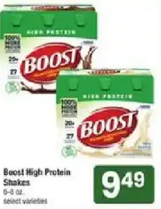 Star Market Boost High Protein Shakes offer