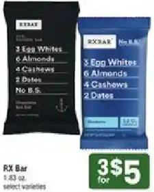 Star Market Rx Bar offer