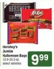 Star Market Hershey's Jumbo Halloween Bags offer