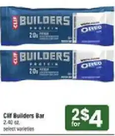 Star Market Clif Builders Bar offer