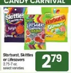 Star Market Starburst, Skittles or Lifesavers offer