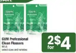 Star Market Gum Professional Clean Flossers offer