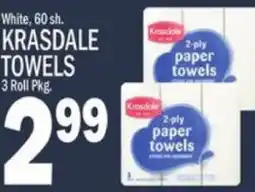 C Town Krasdale paper towels offer