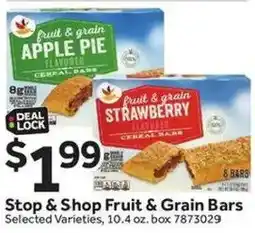 Stop&Shop Stop & Shop Fruit & Grain Bars offer