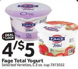 Stop&Shop Fage Total Yogurt offer