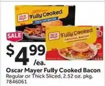 Stop&Shop Oscar Mayer Fully Cooked Bacon offer