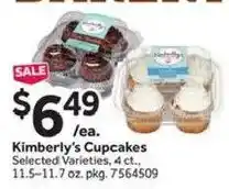 Stop&Shop Kimberly's Cupcakes offer