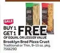 Stop&Shop Brooklyn Bred Pizza Crust offer
